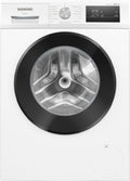 Siemens Waschmaschine, 8 kg, Weiss, WM14N002 iQ300, Frontlader, max. 1400 UpM, speedPack M - schneller waschen, LED-Display simple Touch