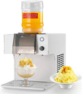 VEVOR Eismaschine, 80 kg, 1,8 L, Silber, Schneeflocken-, /Tag Eis-Rasiermaschine, Eisrasierer mit Edelstahlklinge