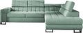 Mirjan24 Sofa, Grün, Ecksofa Laris, Polsterecke mit Schlaffunktion und Bettkasten, Eckcouch, Polstersofa, Couch