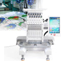Stickmaschine, 20 x 30 cm, 25,4 cm, Schwarz, 12 Nadeln, 1000 U/min maximale Geschwindigkeit, Touchscreen, Stickbereich