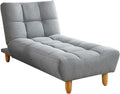 Vente-unique Sofa, Grau, Esteban Schlafsofa aus Stoff - - EinzelstÃ Â ÂÂ Ã Â ÂÂ ck