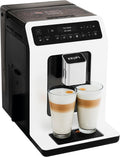 KRUPS Kaffeevollautomat, Schwarz/Silber, Evidence Espresso-Vollautomat - One-Touch Cappuccino