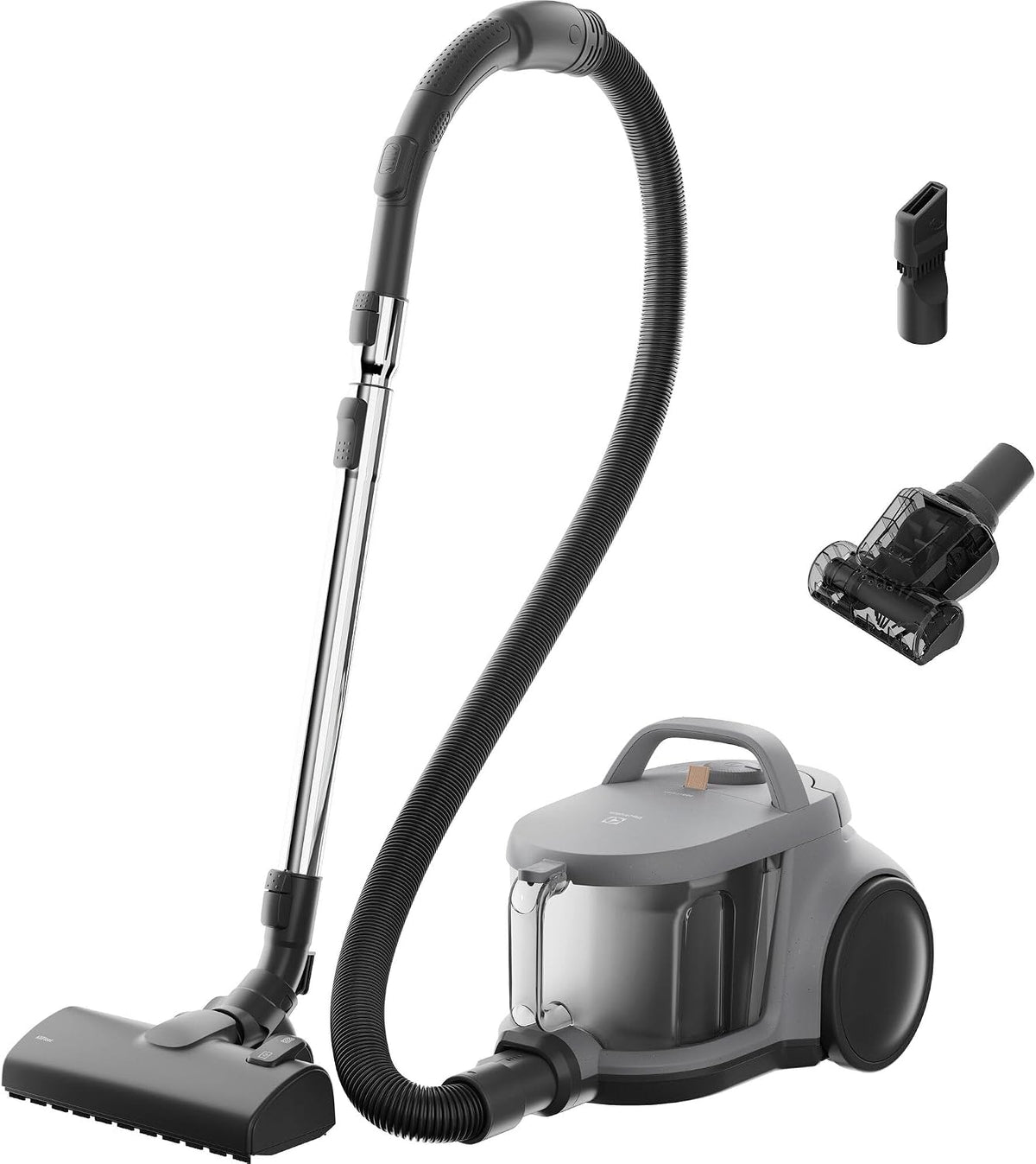 Electrolux Staubsauger, 2 l, Grau, Animal 500 EL51A2UG TurboTextile und AllFloor Kopfhörer, 99% Staubsaugereffizienz