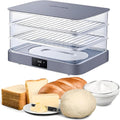 AETEREOS Joghurtbereiter, 130 W, Schwarz, 40-l-Brotbackautomat für den Haushalt, Variabler Platzbedarf, einstellbare Temperatur