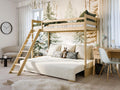 Sofa Kids Collective, 140x200 cm, 90x200 cm, FSC-Kiefernholz, halbmatte Lackierung; Bezug OEKO-TEX-zertifizierter Stoff, Natur/Creme