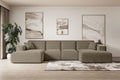 Sofa ALTDECOR, 349x169x80 cm, Braun, Ecksofa in U-Form Corner Bett Eckcouch Couch L-Form
