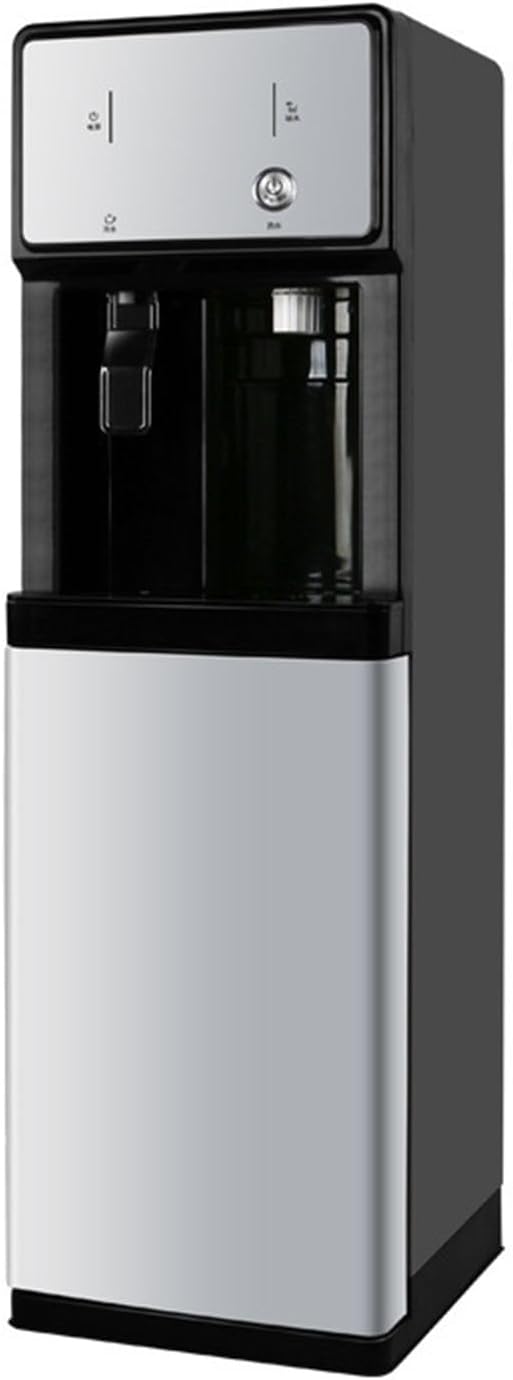 freistehend Kühler & Wasserspender, Schwarz, Wasserspender mit heissem und kaltem Wasser, Netzeinspeisung für Zuhause