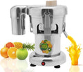 OBLLER Mastizier-Entsafter mit einer Schnecke, 370 W, 88 mm, Edelstahl, Kunststoff, Gummi, Silber