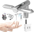 menglanchang Händetrockner, 1150 W, Silber, 2-In-1 +Wasserhahn, Automatische Hochgeschwindigkeits-LufthäNdetrockner