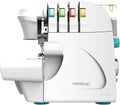 Cecotec Overlock-Nähmaschinen, Schwarz, Overlock BelleCouture, 1100 U/min Geschwindigkeit, verstellbarer Nähfussdruck