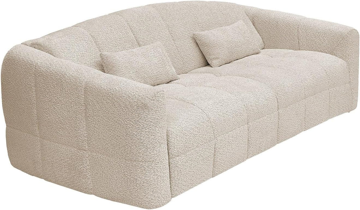 Vente-unique Sofa, Beige, Schlafsofa 4 Retuna - Polyester