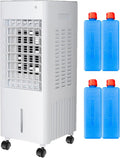 GHKWXUE Mobiles Klimagerät, 12 L, Weiss, 4 in1 Air Cooler Air Conditioner Mobile klimaanlage ohne