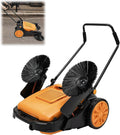 HUOMMGS Kehrer, 3680m, 105 cm, 55 L, ABS, Nylon, Schwarz, Kehrmaschine ²/h Bodenkehrmaschine Kehrbreite, Hotels, Strassen